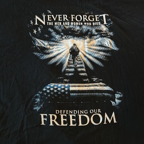 Til Valhalla Project Apparel Company (TVP), 4X Large, Black & White, T-Shirt. - Picture 4 of 5